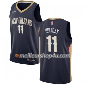 Maillot Basket Homme New Orleans Pelicans Jrue Holiday 11 Nike 2017-18 Navy Swingman